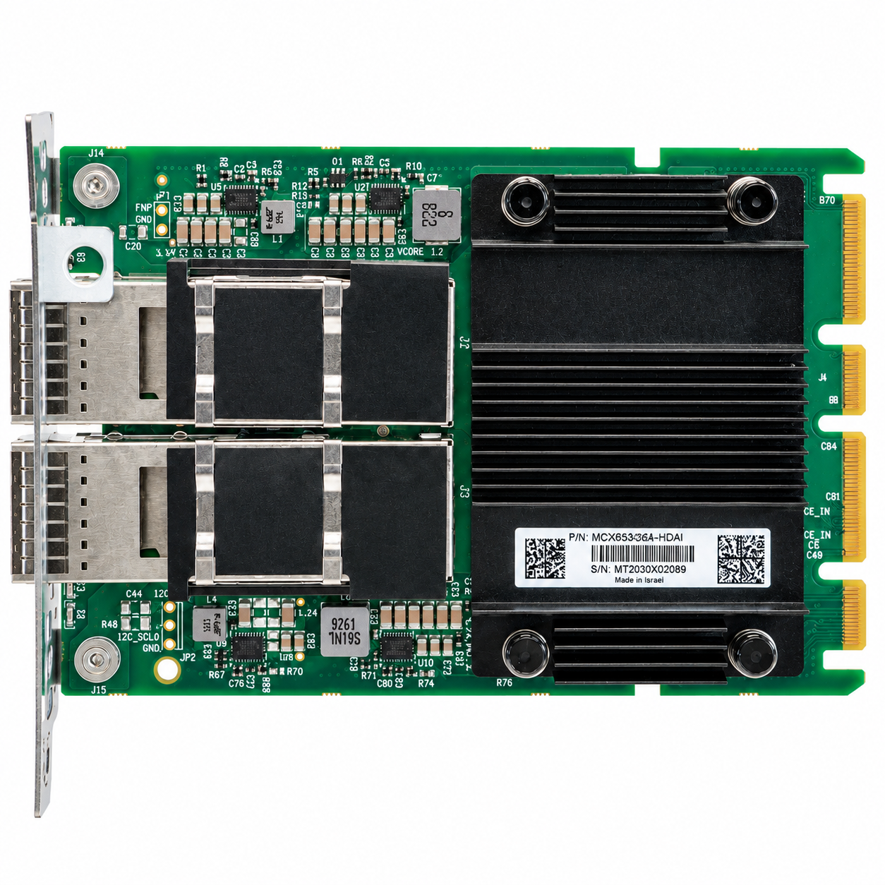 HPE InfiniBand HDR-Ethernet 200Gb 2-port QSFP56 PCIe4 x16 OCP3 MCX653436A-HDAI Adapter - P31348-B21 HPE InfiniBand HDR-Ethernet 200Gb 2-port QSFP56 PCIe4 x16 OCP3 MCX653436A-HDAI Adapter - P31348-B21
